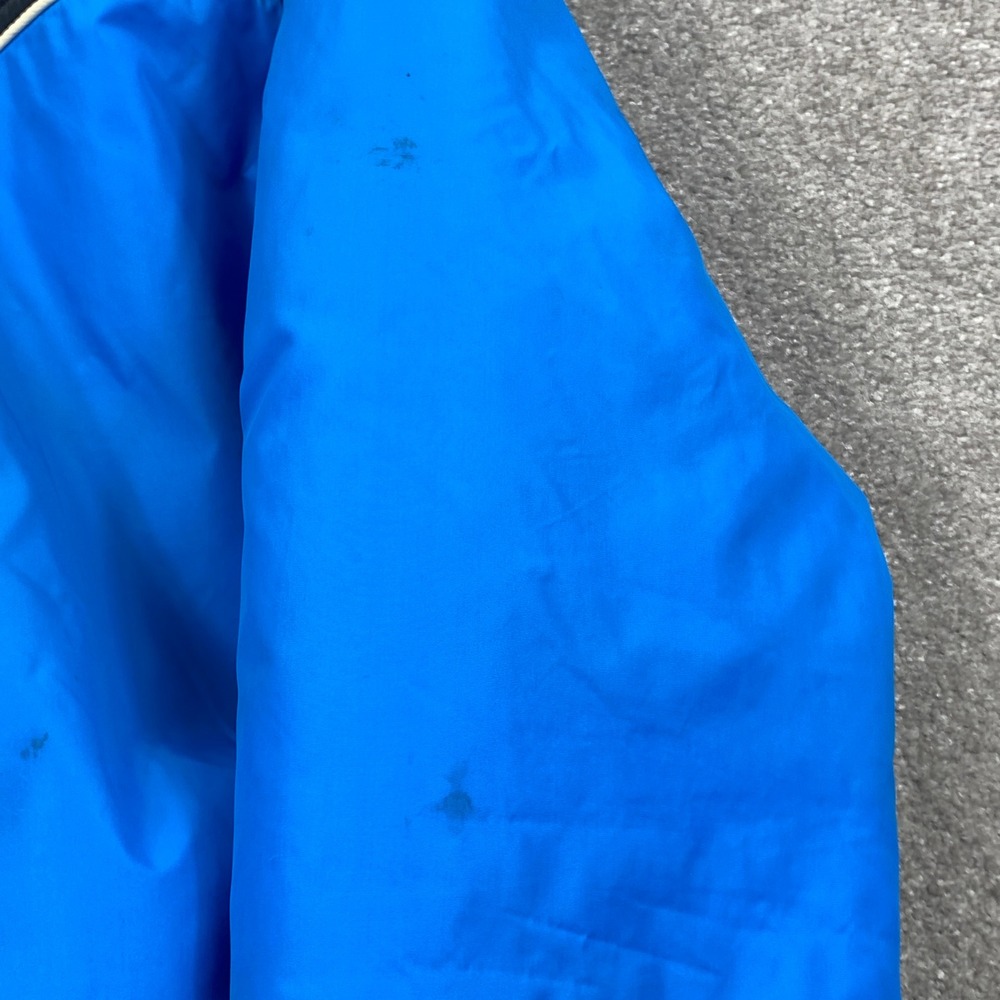 Roffe Ski Jacket Mens L Blue Black Western Yoke Puffer VTG Made in USA - Picture 8 of 8
